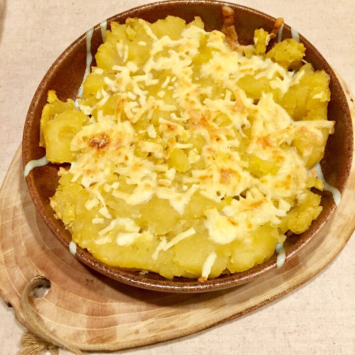きんとんのチーズ焼き!チーズの塩味が絶妙